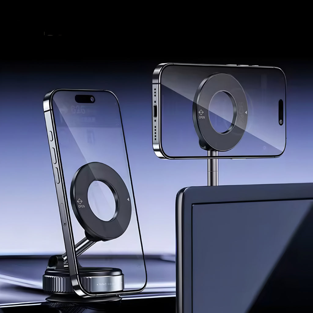 Vacuum Magnet Phone Bracket – Strong Hold, Flexible Viewing