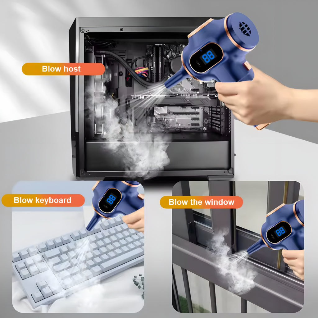 ABS Wireless Car & Home Vacuum Cleaner – Powerful Mini Vacuum