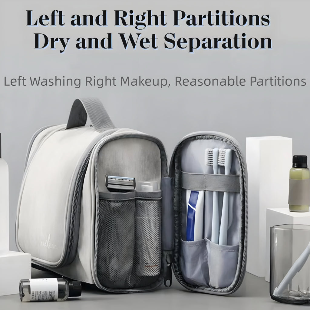 Waterproof Women’s Makeup Bag – Foldable, Hanging & Spacious