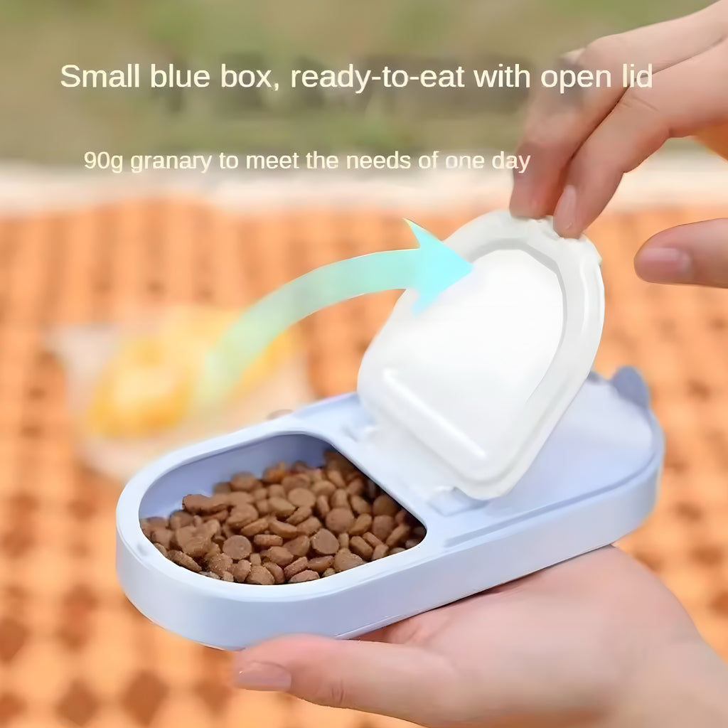 Portable Pet Water Bottle – Outdoor Drinking Fountain & Feeder