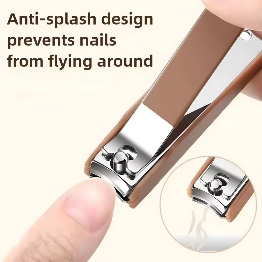 Stainless Steel Manicure Kit – All-in-One Portable Nail Care Set