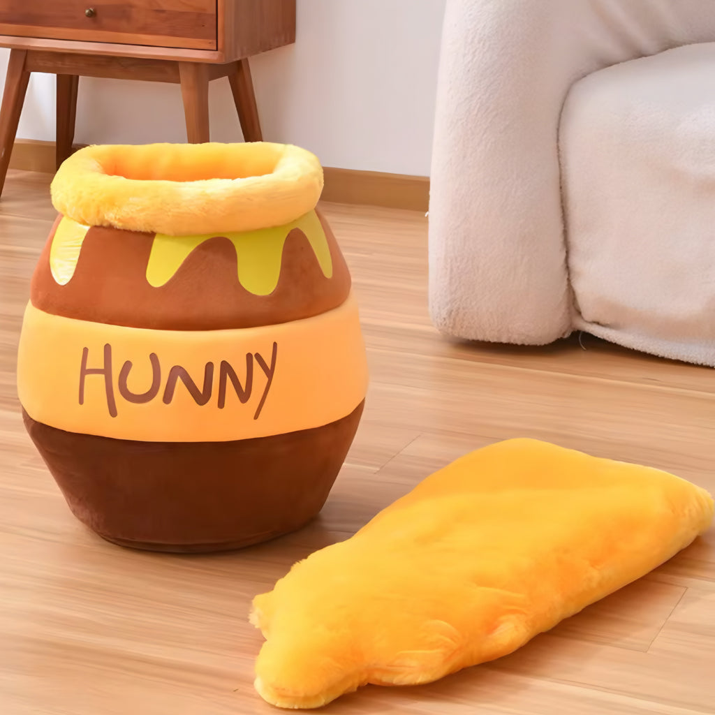 Honey Jar Cat Bed – Cozy, Cute & Irresistibly Comfortable