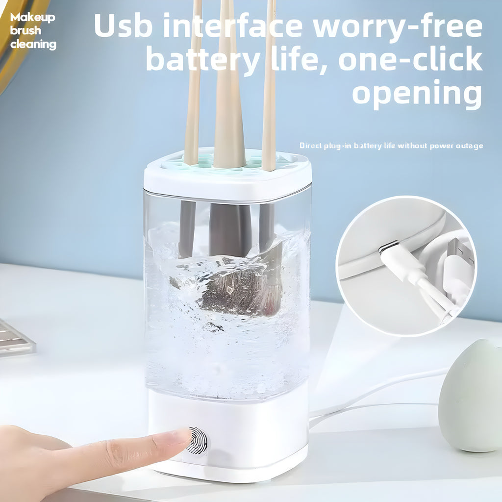 USB Electric Makeup Brush Cleaner – Automatic Deep Cleaning System