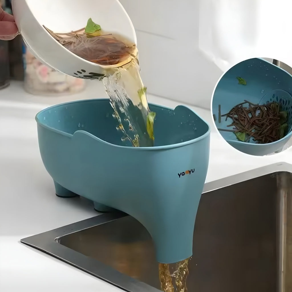 Elephant Drain Basket – Multi-Functional Kitchen Colander