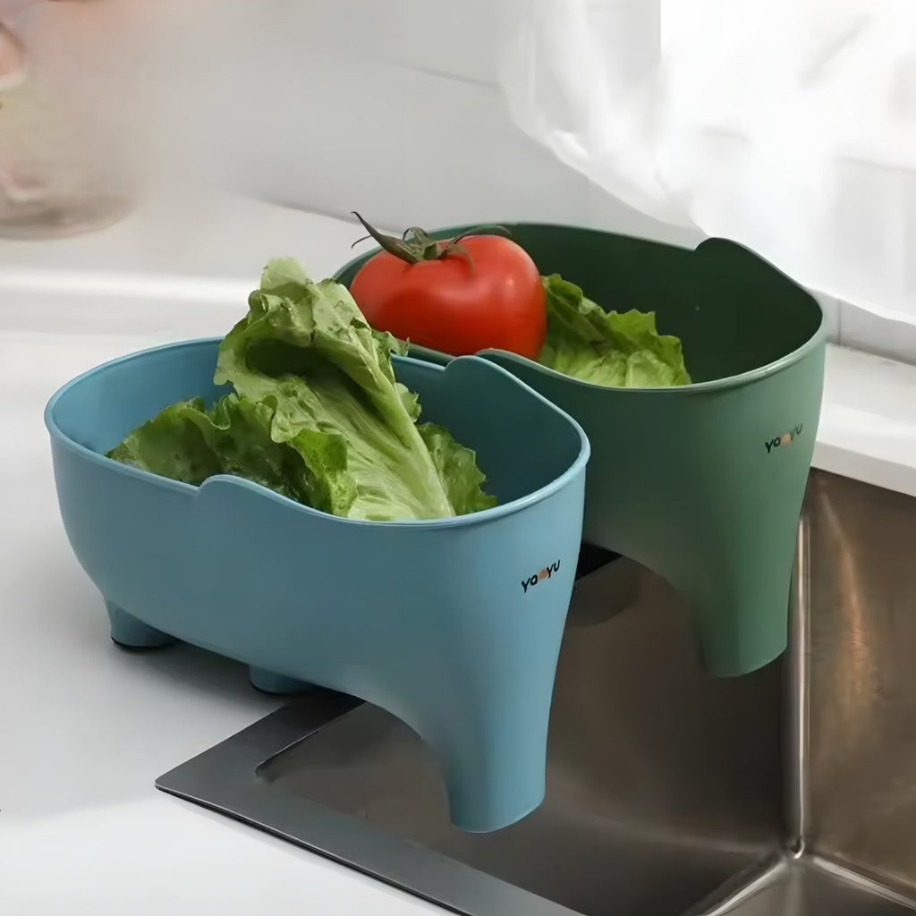 Elephant Drain Basket – Multi-Functional Kitchen Colander